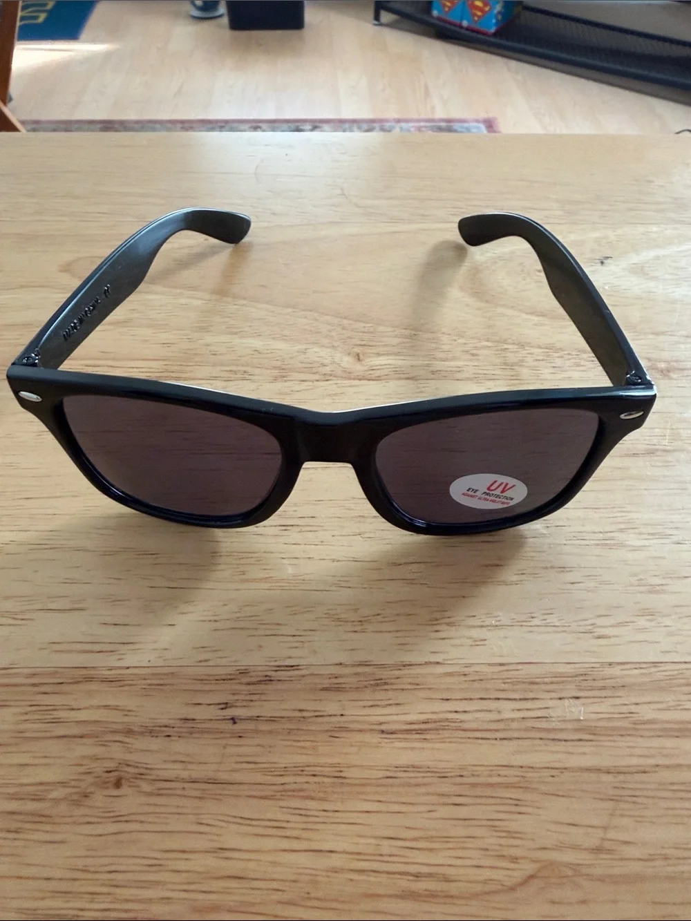 Classic Black Wayfarer Sunglasses